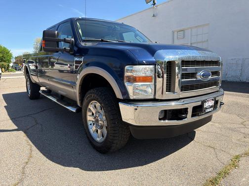 Dark Blue Pearl Clearcoat Metallic 2008 Ford F-350 Lariat