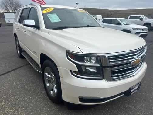 White 2015 Chevrolet Tahoe LTZ