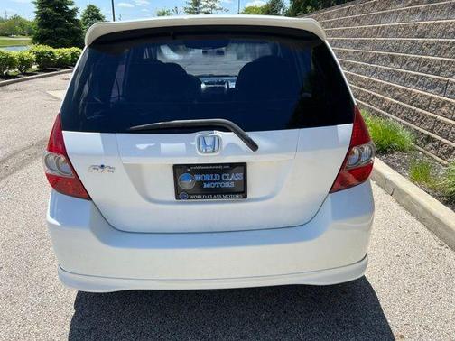 White 2007 Honda Fit Sport