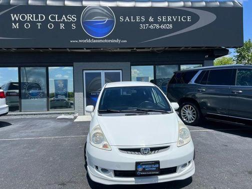 White 2007 Honda Fit Sport