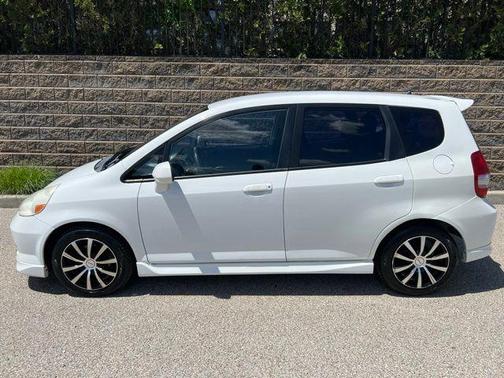 White 2007 Honda Fit Sport