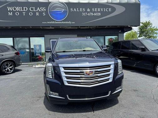Dark Adriatic Blue Metallic 2018 Cadillac Escalade ESV Platinum