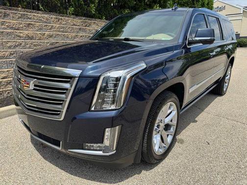 Dark Adriatic Blue Metallic 2018 Cadillac Escalade ESV Platinum