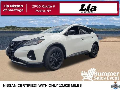 Pearl White Tricoat 2024 Nissan Murano SV Intelligent AWD