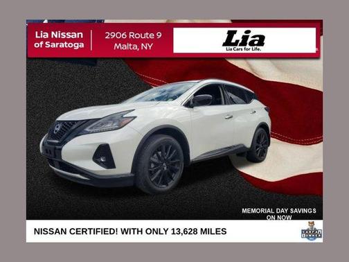 Pearl White Tricoat 2024 Nissan Murano SV Intelligent AWD