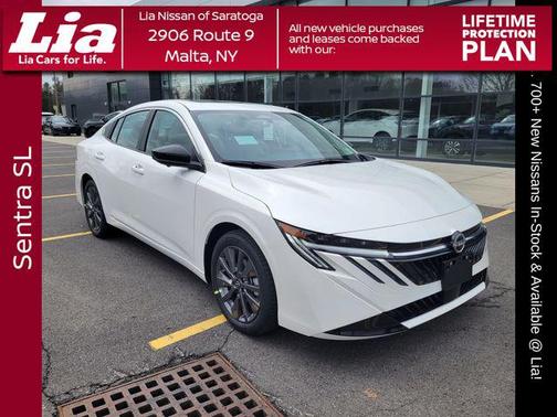 Aspen White Tricoat 2026 Nissan Sentra SL