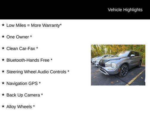 2022 Mitsubishi Outlander SE 2.5 S-AWC