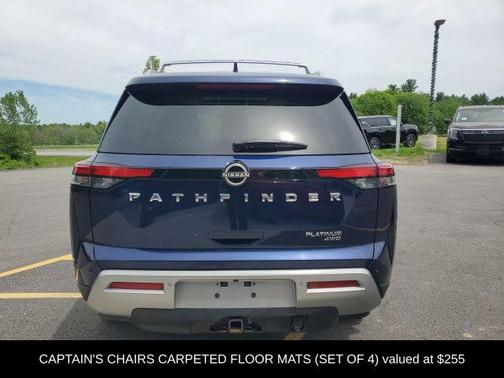 Deep Ocean Blue Pearl 2022 Nissan Pathfinder Platinum 4WD