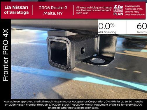 Glacier White 2026 Nissan Frontier PRO-4X