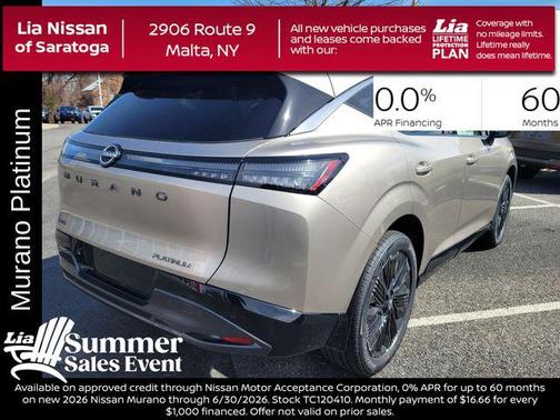Champagne Silver Metallic 2026 Nissan Murano Platinum