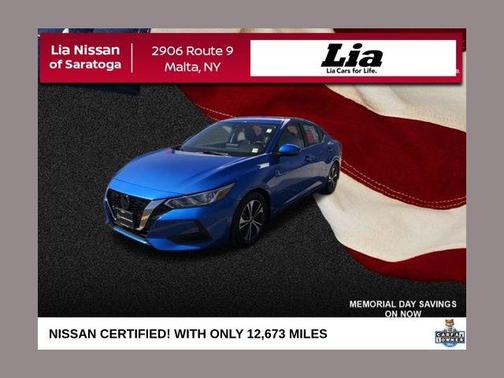 Electric Blue Metallic 2023 Nissan Sentra SV