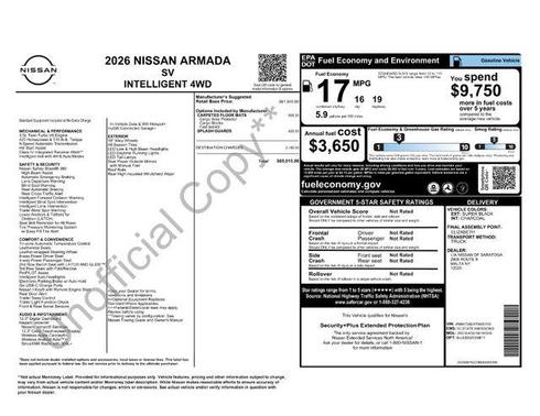 2026 Nissan Armada SV