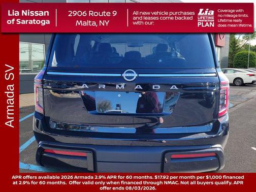 Super Black 2026 Nissan Armada SV