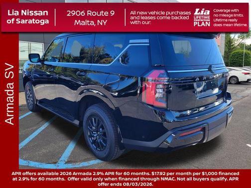 Super Black 2026 Nissan Armada SV