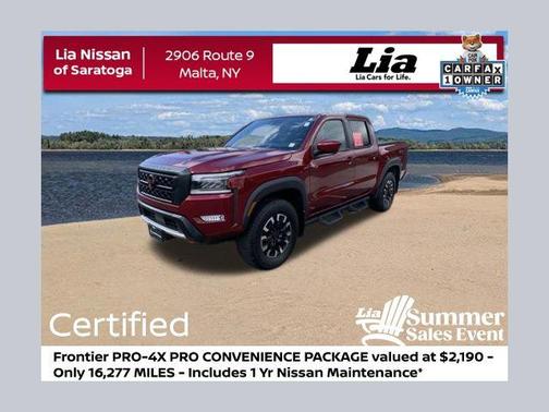 Cardinal Red Metallic Tricoat 2023 Nissan Frontier PRO-4X