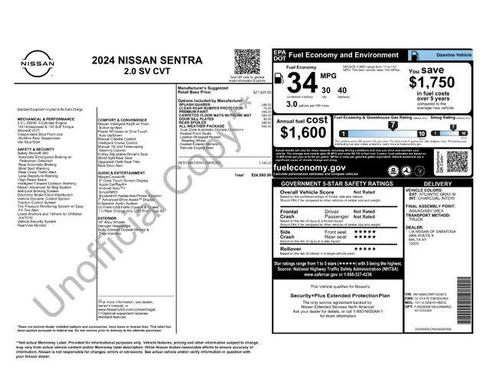 2024 Nissan Sentra SV