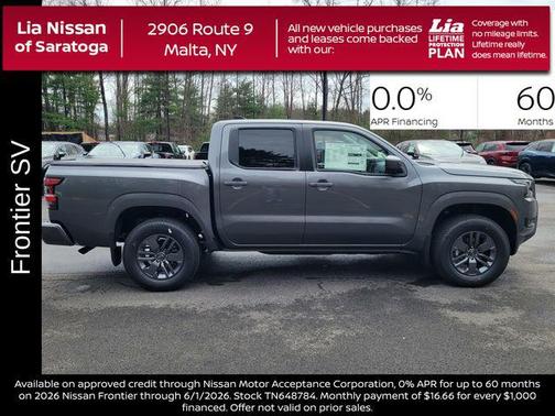 Gun Metallic 2026 Nissan Frontier SV