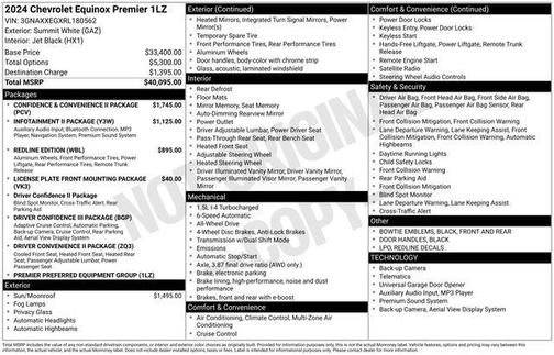 2024 Chevrolet Equinox Premier w/1LZ