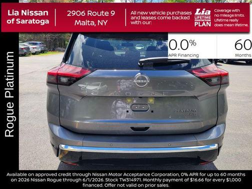 Gun Metallic 2026 Nissan Rogue Platinum