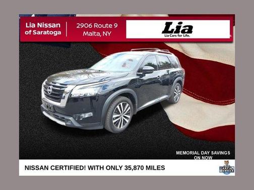 Super Black 2023 Nissan Pathfinder Platinum 4WD