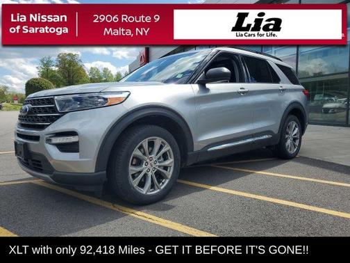 ICONIC SILVER METALLIC 2022 Ford Explorer XLT