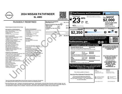 2024 Nissan Pathfinder SL 4WD