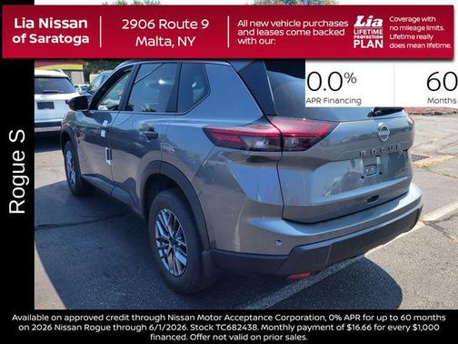 Gun Metallic 2026 Nissan Rogue S