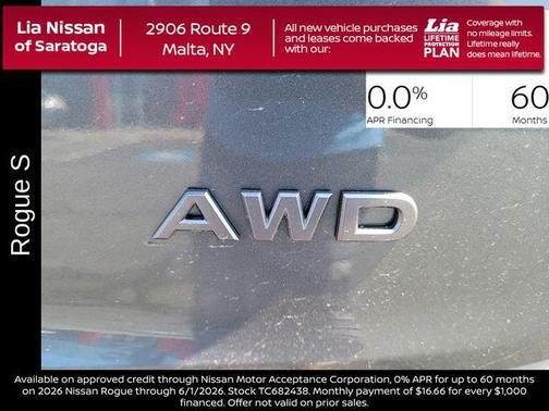 Gun Metallic 2026 Nissan Rogue S