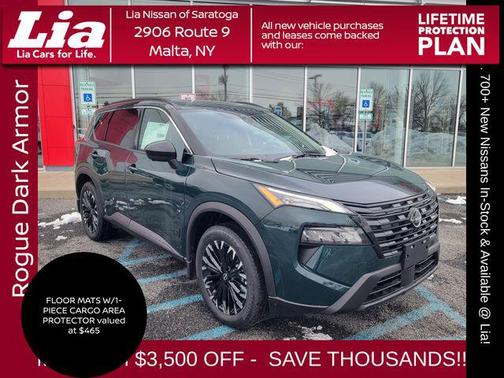 Obsidian Green 2026 Nissan Rogue Dark Armor
