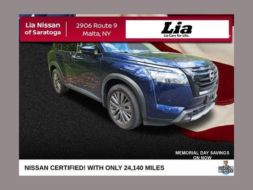 Deep Ocean Blue Pearl 2025 Nissan Pathfinder SL 4WD