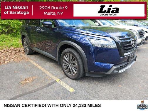 Deep Ocean Blue Pearl 2025 Nissan Pathfinder SL 4WD