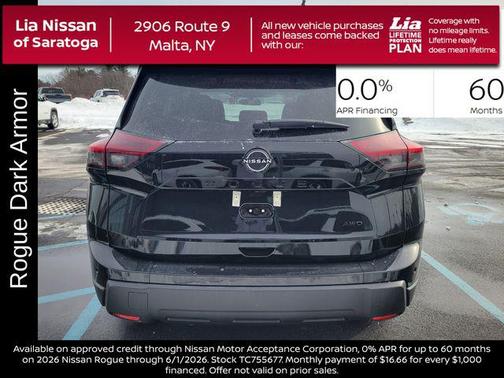 Super Black 2026 Nissan Rogue Dark Armor