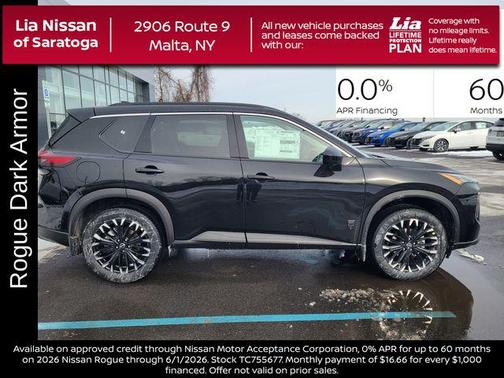 Super Black 2026 Nissan Rogue Dark Armor