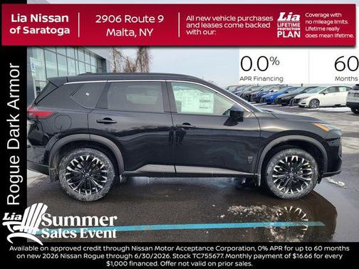Super Black 2026 Nissan Rogue Dark Armor