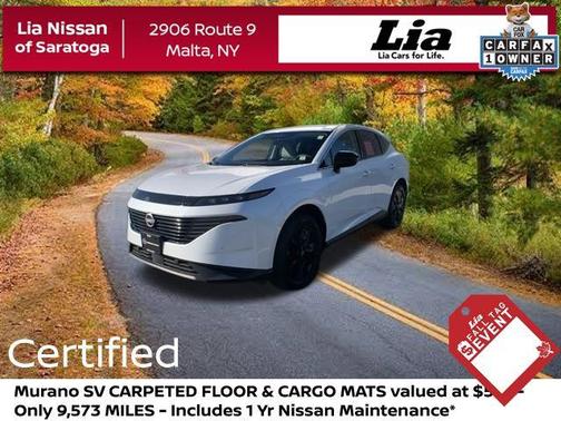 Everest White Pearl Tricoat 2025 Nissan Murano SV