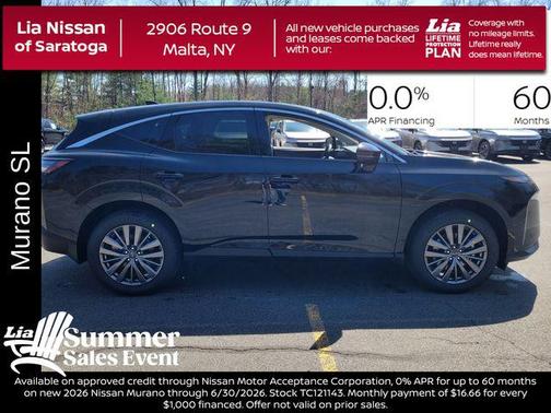 Super Black 2026 Nissan Murano SL