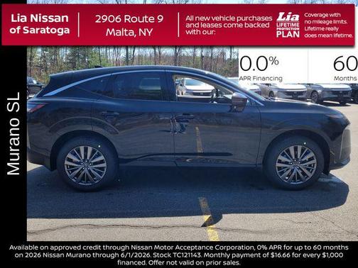 Super Black 2026 Nissan Murano SL