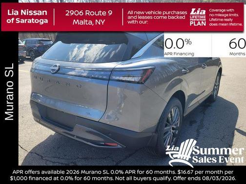 Gun Metallic 2026 Nissan Murano SL