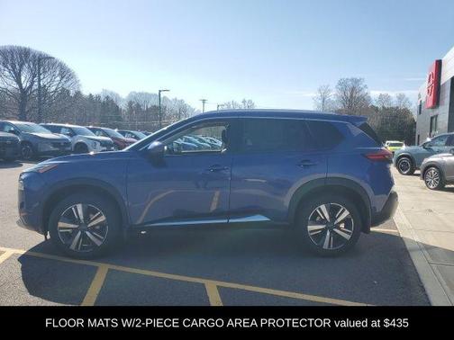 Caspian Blue Metallic 2023 Nissan Rogue Platinum