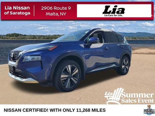 Caspian Blue Metallic 2023 Nissan Rogue Platinum