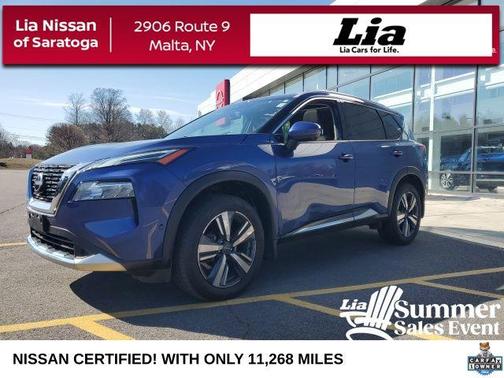Caspian Blue Metallic 2023 Nissan Rogue Platinum