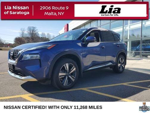 Caspian Blue Metallic 2023 Nissan Rogue Platinum