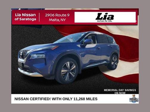 Caspian Blue Metallic 2023 Nissan Rogue Platinum
