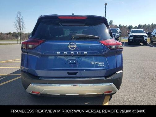 Caspian Blue Metallic 2023 Nissan Rogue Platinum