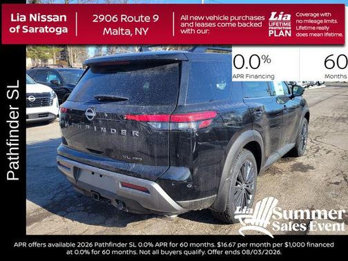 Super Black 2026 Nissan Pathfinder SL