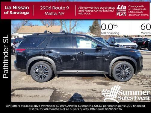 Super Black 2026 Nissan Pathfinder SL