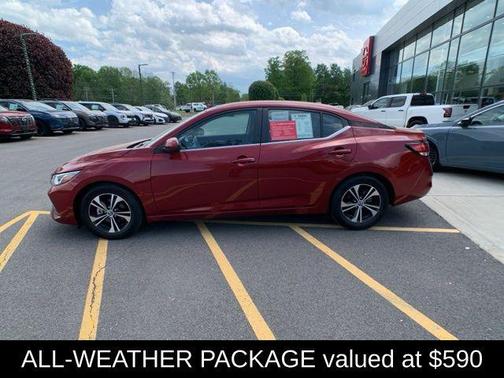 Scarlet Ember Tintcoat 2023 Nissan Sentra SV
