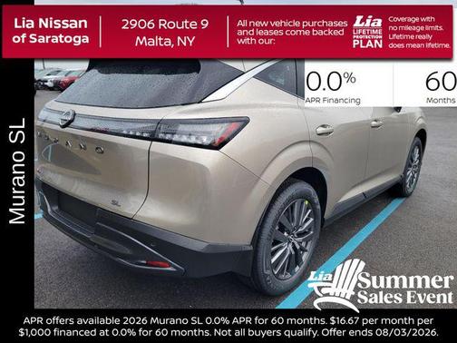 Champagne Silver Metallic 2026 Nissan Murano SL