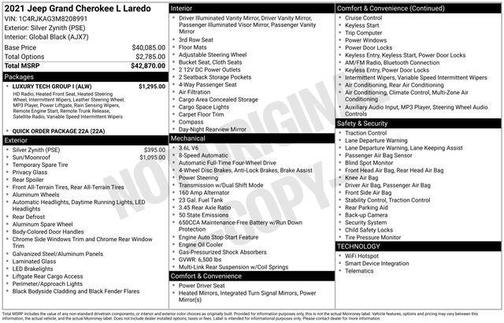 2021 Jeep Grand Cherokee L Laredo