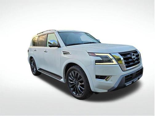 Aspen White Tricoat 2024 Nissan Armada Platinum 4WD